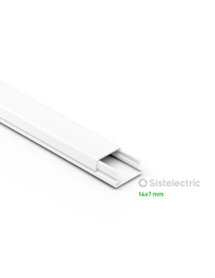 Cablecanal con adhesivo 14x7 2m 