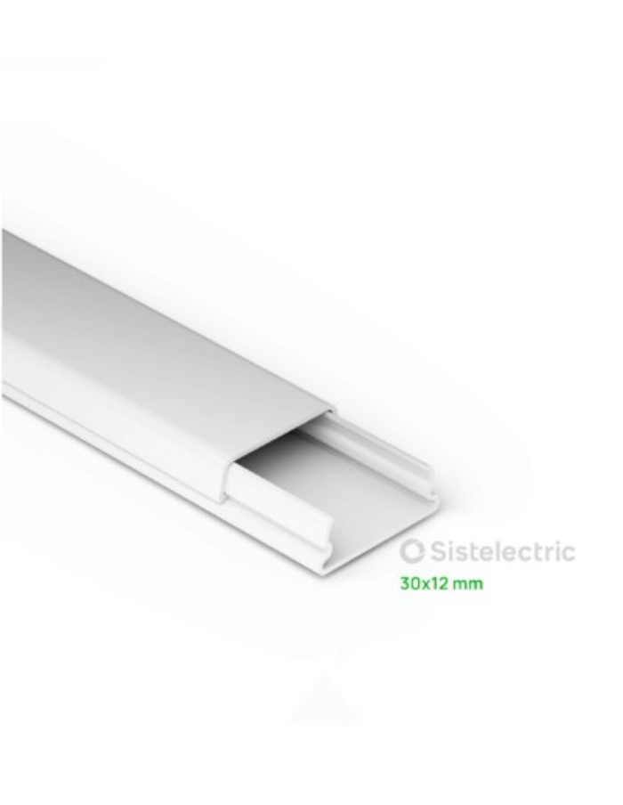 Cablecanal con adhesivo 30x12 2m GENROD