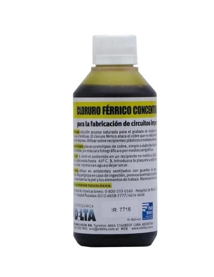 Cloruro Férrico concentrado Delta 250ml