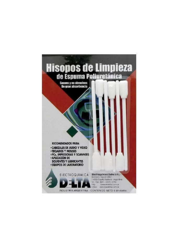 Hisopos Delta Pack x 6