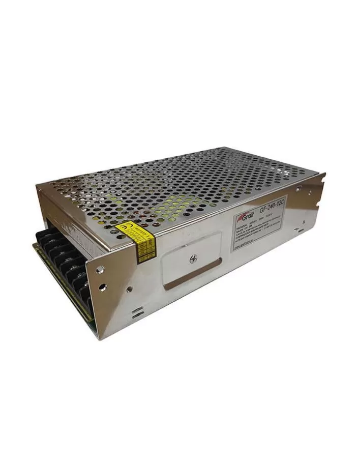 Fuente Switching metálica interna 12V 20A Gralf
