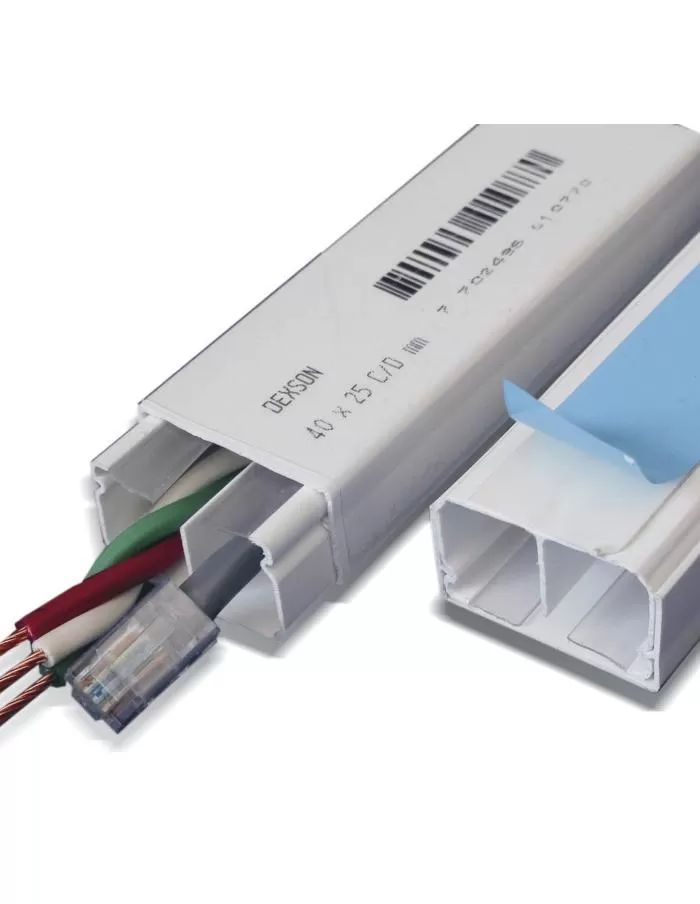 Cablecanal Dexson 40x25 2 Divisiones c/adhesivo Schneider