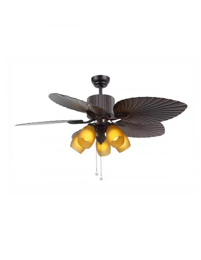 Ventilador p/techo LAFTDREN 4 aspas hoja c/luz 429C