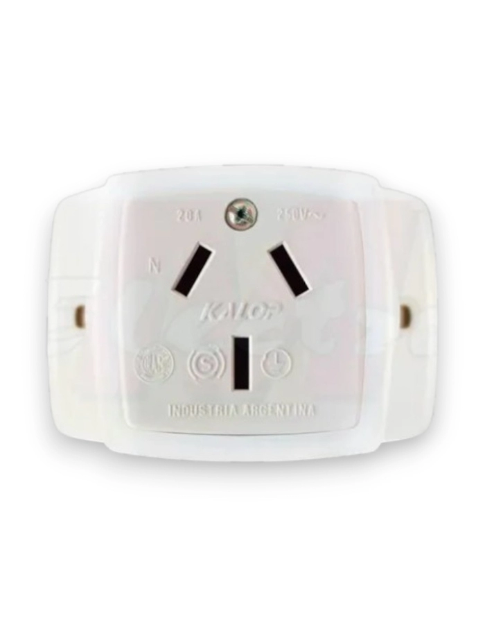 Base toma modular 20A KALOP blanco