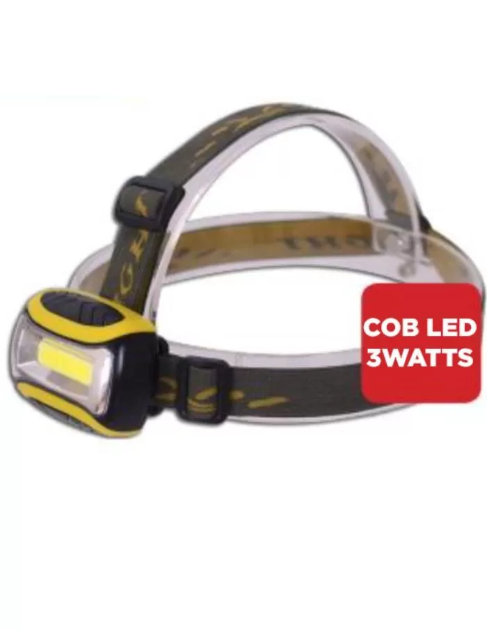 Linterna LED vincha 1 LED COB 3W Industrias Sur VL-01 