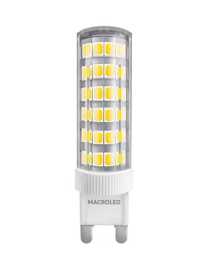 Lámpara LED Bi Pin 6W G9 220V Macroled blanco frío