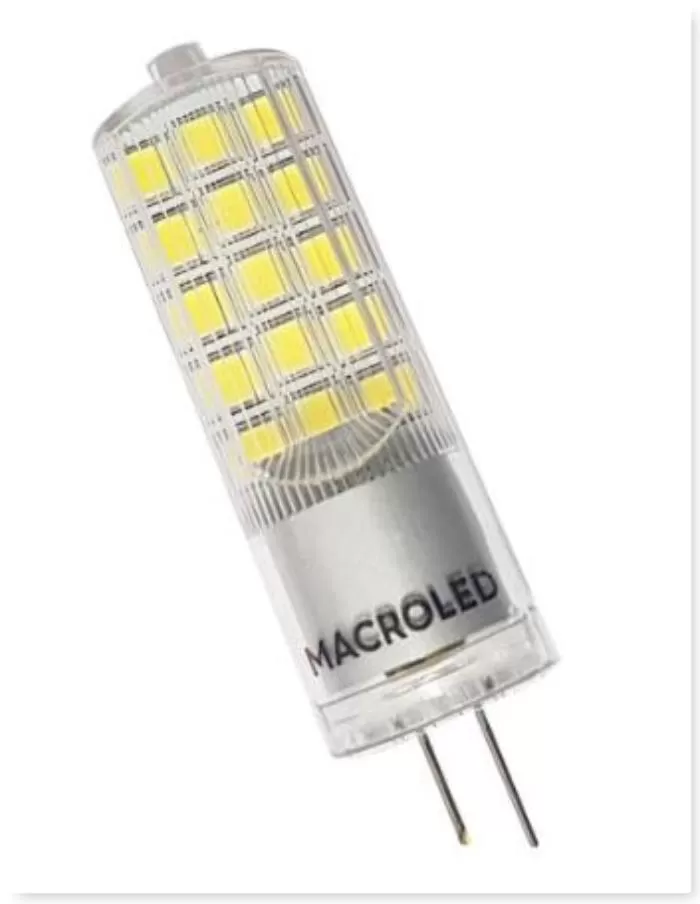 Lámpara LED Bi Pin 4W G4 12V Macroled blanco frío