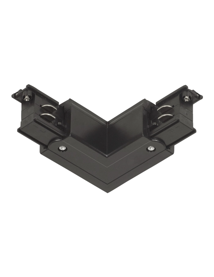 Union L para riel de 3 efectos LEUK negro