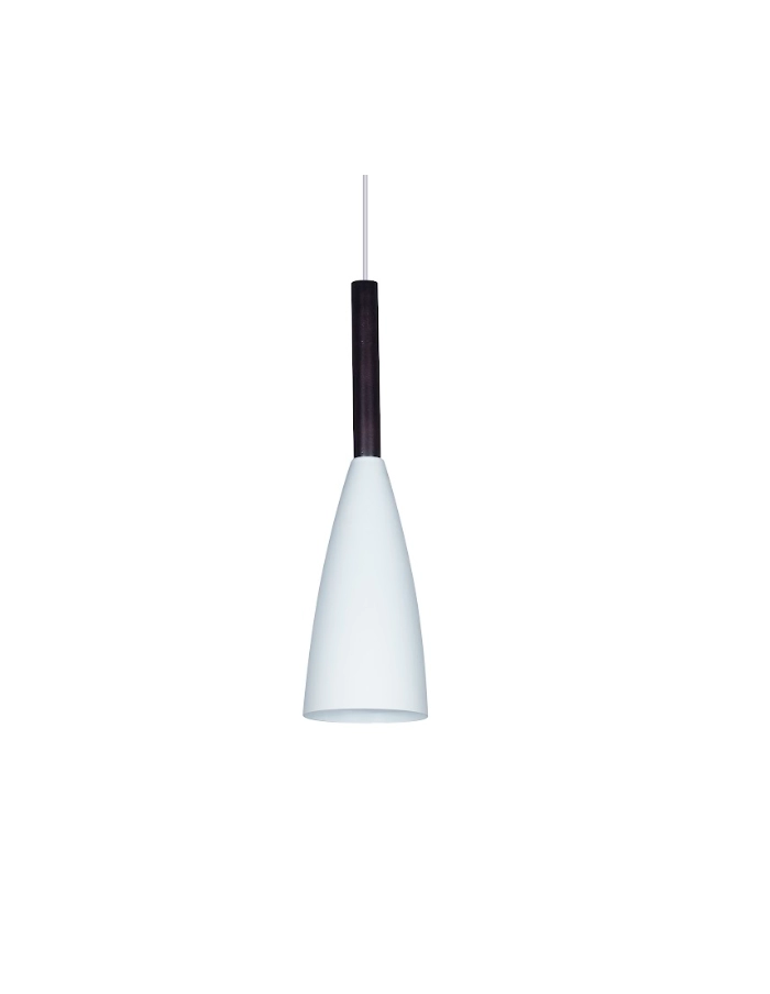 Colgante 1xE27 aluminio Leuk Kitrino blanco mate