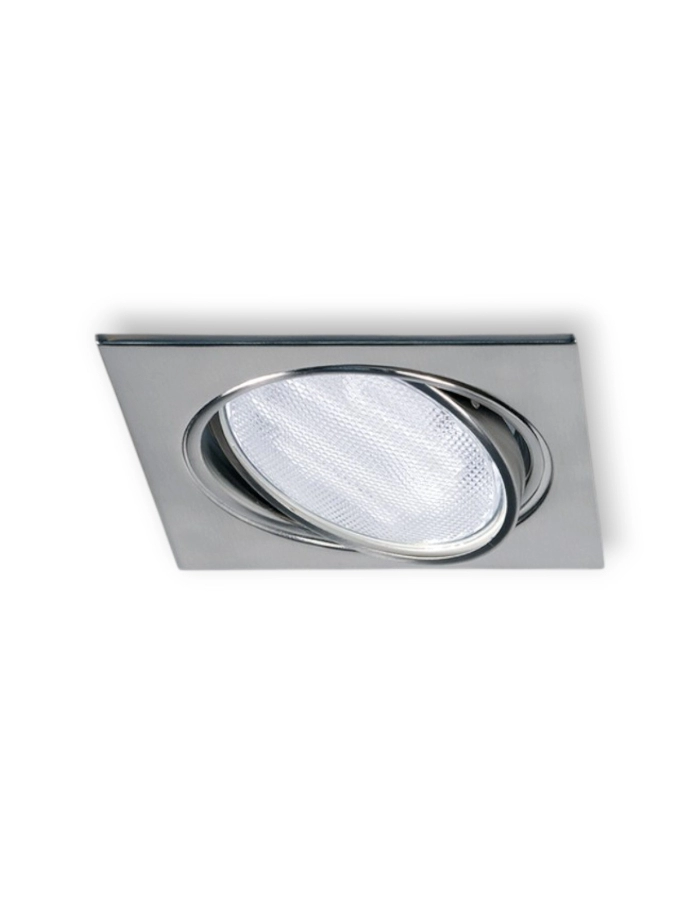 Halospot direccional cuadrado para AR111 GU10 San Lorenzo platil