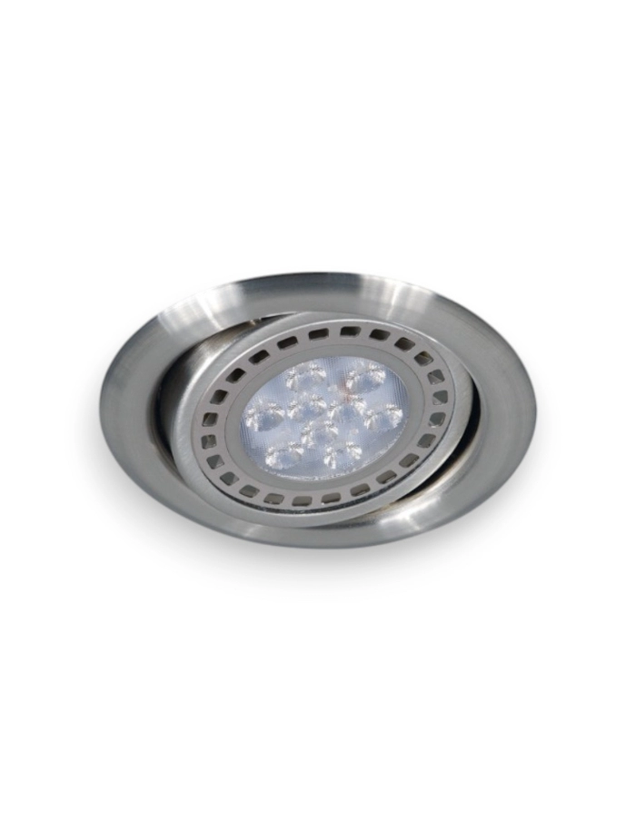 Halospot direccional redondo para AR111 GU10 San Lorenzo platil
