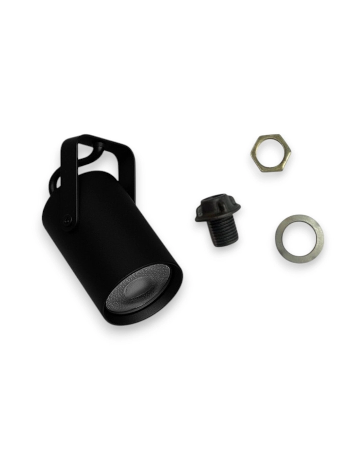 Cabezal para dicroica GU10 completo negro San Lorenzo