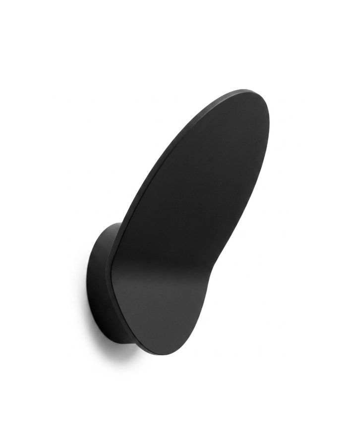 Aplique LED 6,2W dimerizable redondo IDEA SPIN negro luz calida