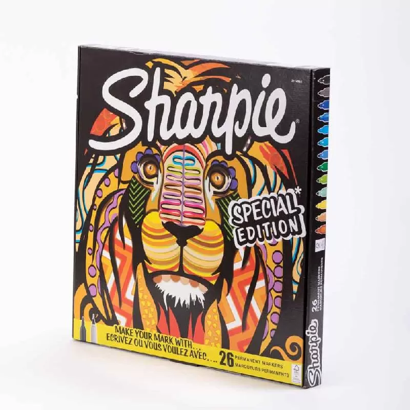 Sharpie Special Edition Sharpie Lion Box 26 Marker Sharpie Fine