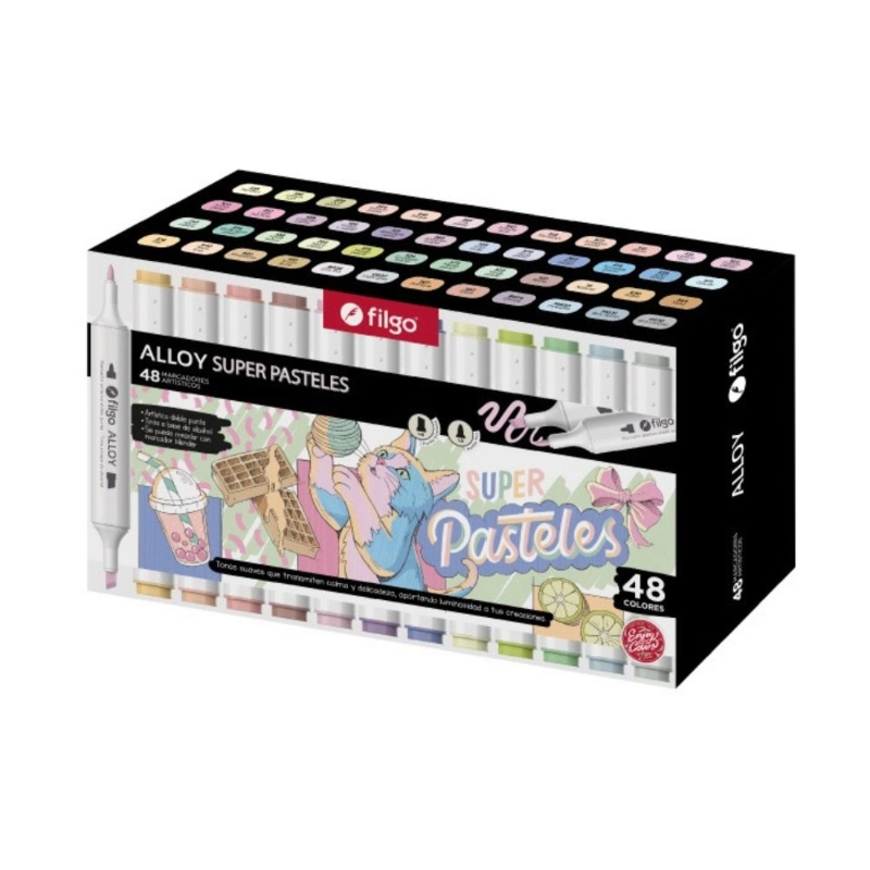 Filgo Alloy 48 Colores Pasteles