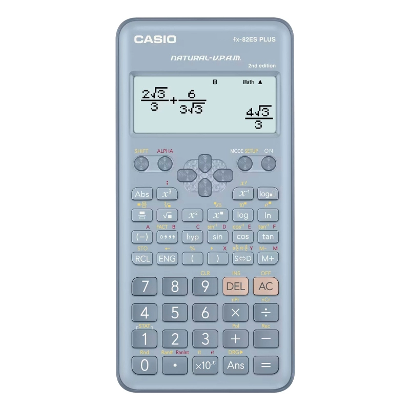 Calculadora CASIO FX-82ES plus azul cientifica