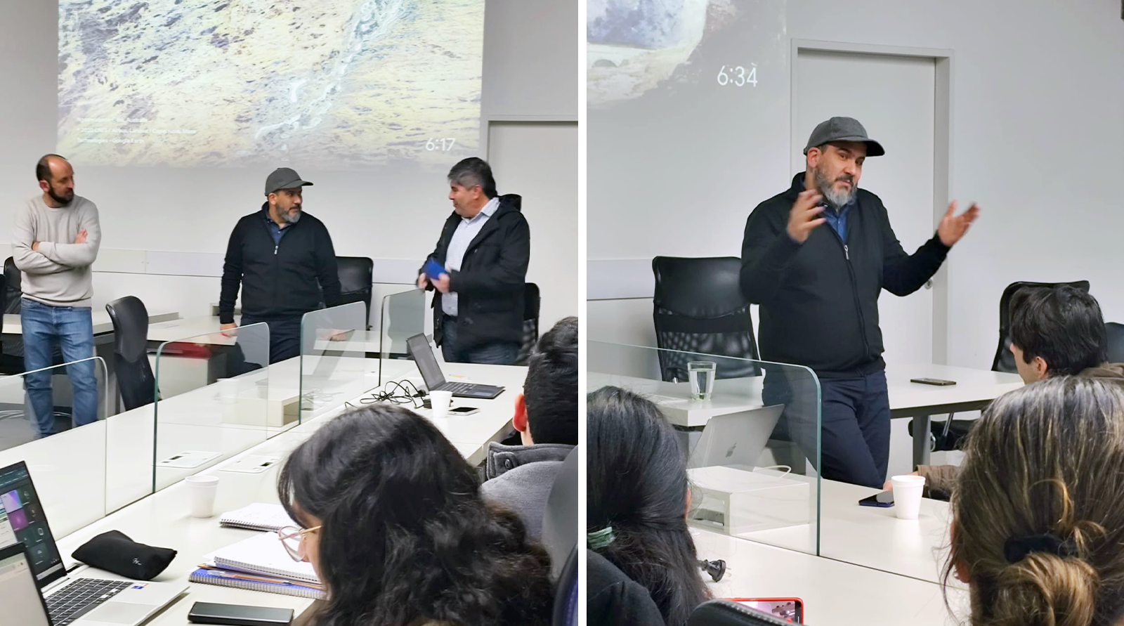 Clase presencial con invitados